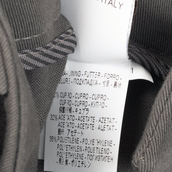 Brunello Cucinelli Grey Cotton-Twill Skinny Pants - Picture 11 of 11